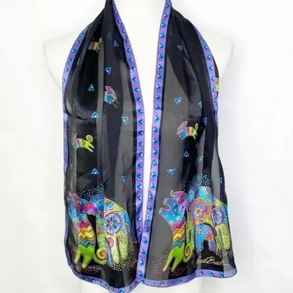 Colorful Animal Print Scarf - Picture 2 of 4